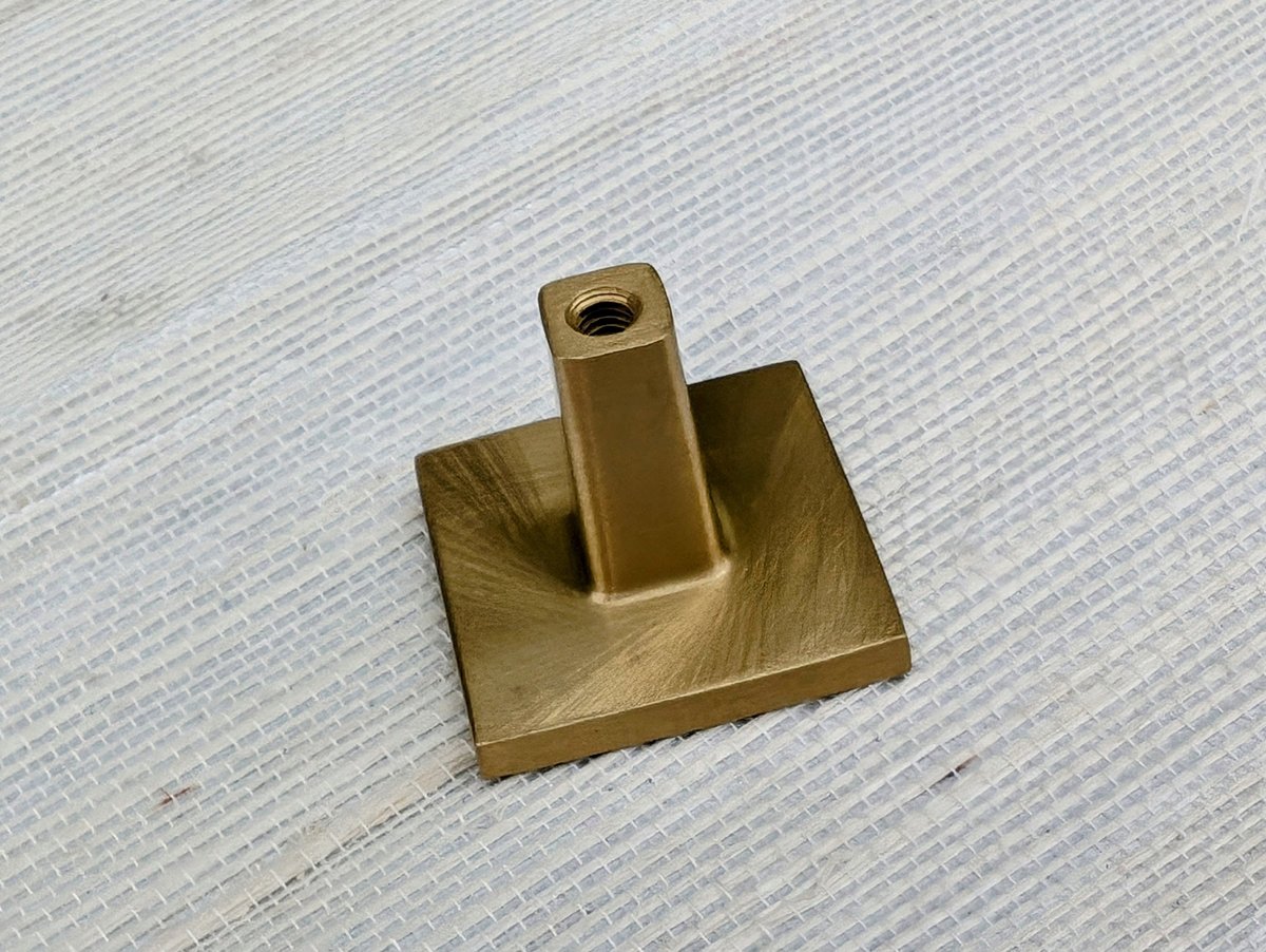 Brass and enamel drawer handle/Black and gold cabinet pull/Bird door knob/nursery furniture hardware/Unusual door handle/Dresser door knob