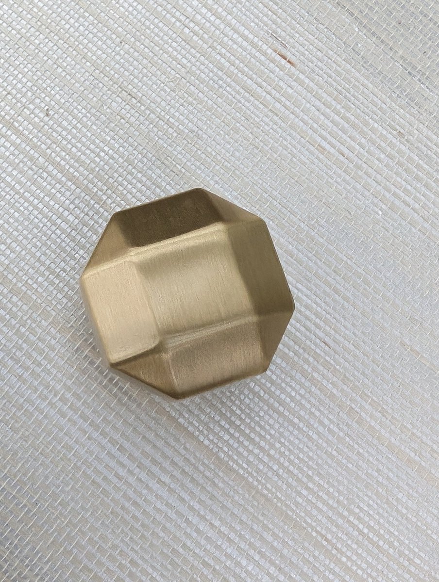 Classic style solid brass drawer knob/Geometric gold cabinet pull/Gold door knob/Gold drawer pull/furniture hardware/cabinet renovation