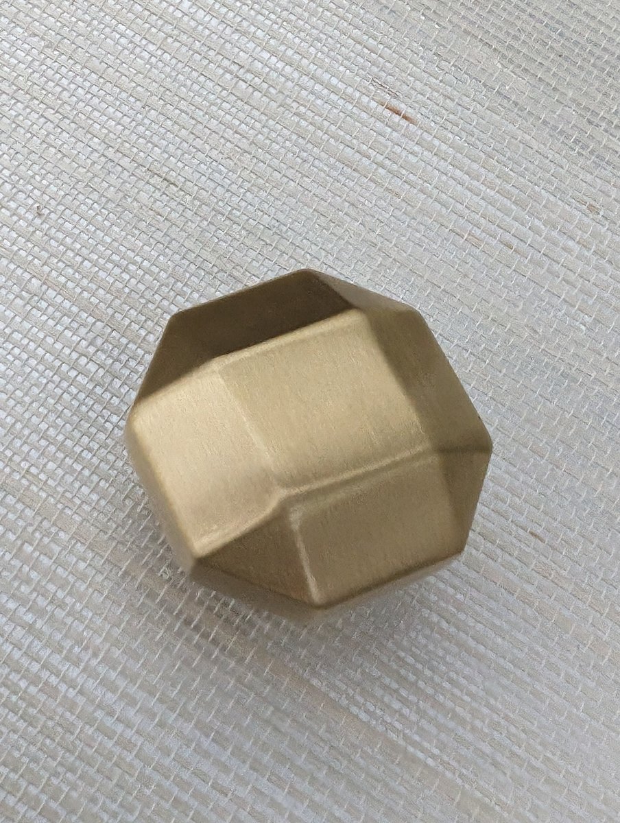 Classic style solid brass drawer knob/Geometric gold cabinet pull/Gold door knob/Gold drawer pull/furniture hardware/cabinet renovation