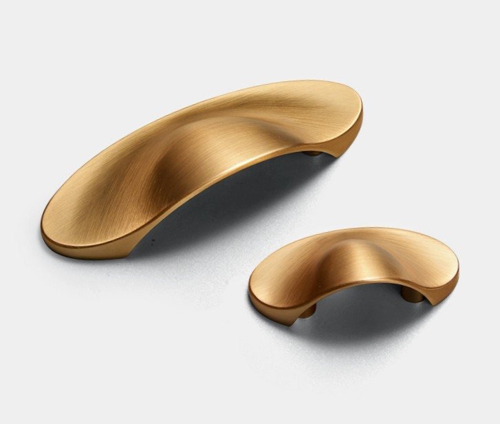 Bronze cup cabinet pull/Bronze drawer pull/Brass cup drawer pull/Bronze Brass drawer handle/furniture hardware/Bronze kitchen door handle