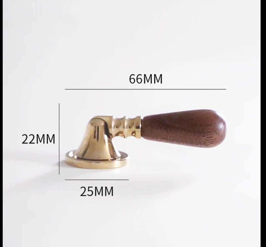 Walnut wood and brass drop handle/Wooden drop drawer pull/Gold or silver cabinet pull/Wooden furniture hardware/Dresser door knob