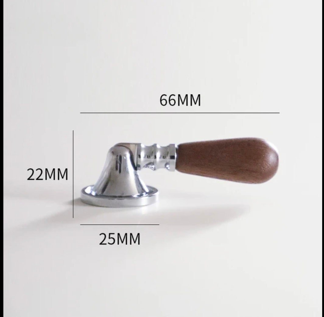 Walnut wood and brass drop handle/Wooden drop drawer pull/Gold or silver cabinet pull/Wooden furniture hardware/Dresser door knob
