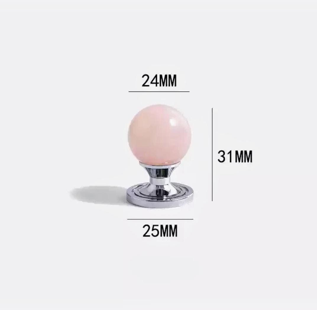 Rose quartz and silver bar handle/Pink crystal and chrome drawer pull/unique cabinet handle/IKEA hack/wardrobe door handle/Crystal hardware