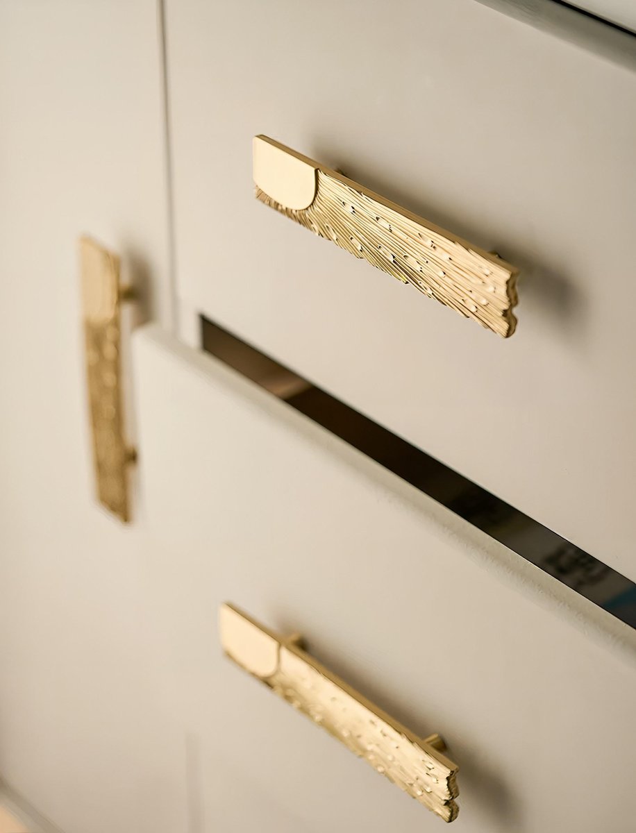 Gold brass sunray design rectangle bar handles/Gold sun ray drawer pull/kitchen cabinet handles/Brass door handles/Gold furniture hardware