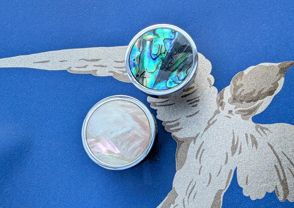 Silver Iridescent Pearl Shell Drawer Pull/Abalone Pearl Cabinet Pull/Mother of Pearl Door handle/MOP door knob/Silver furniture hardware