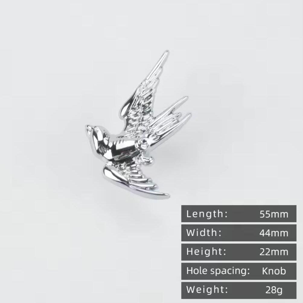Flying Bird Cabinet Pull/Brass Bird Door Handle/Bird shaped drawer handle/Brass furniture hardware/Swooping Bird Cabinet Handle