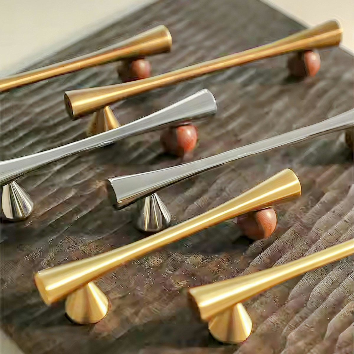 Black bar handles with gold brass ball decoration/cabinet handles/modern hardware/gold drawer pulls/cabinet pulls/furniture door handles