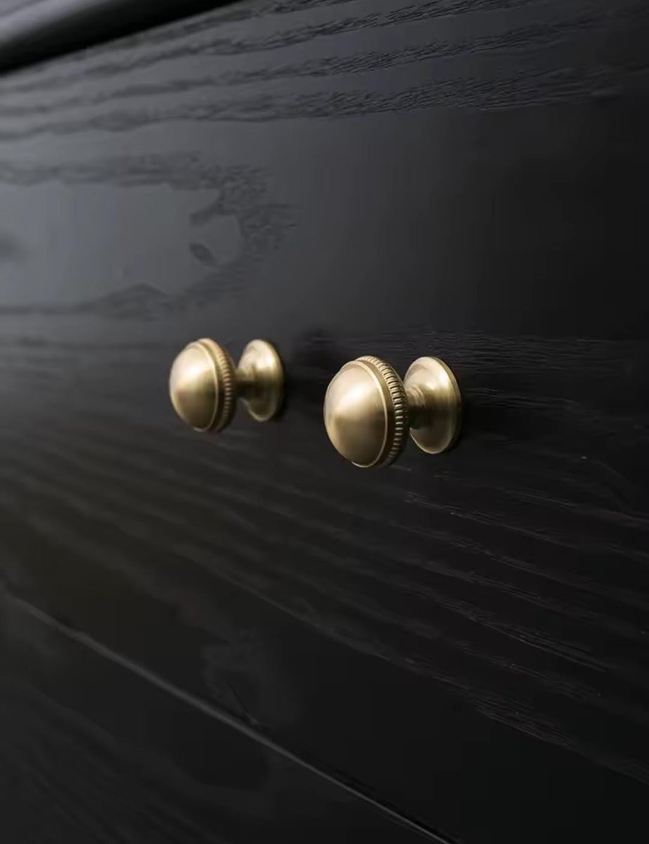 Tiger eye stone or white turquoise and brass drawer pull/Golden semi precious stone cabinet handle/Gold gemstone door knob/Luxury hardware