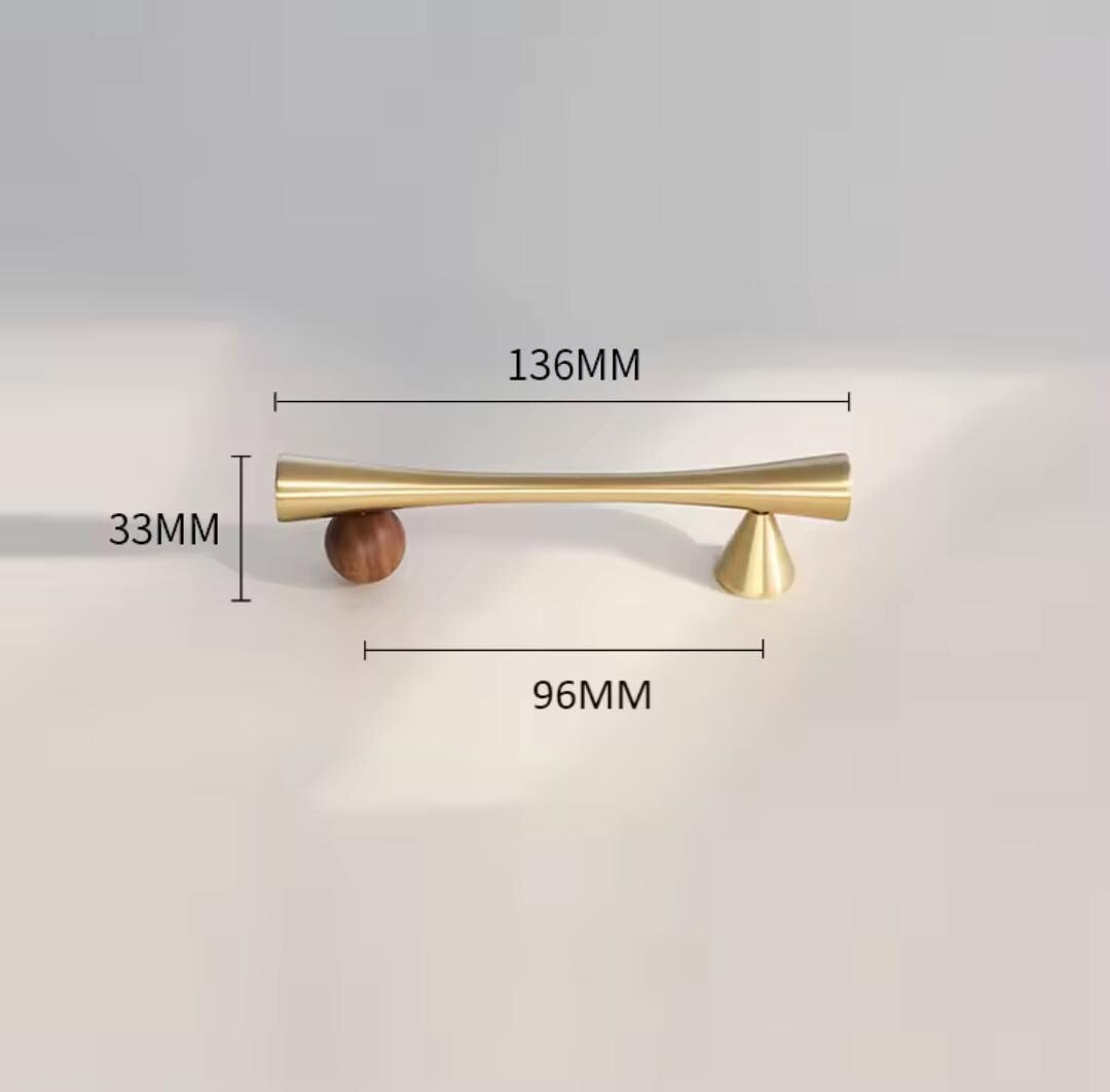 Black bar handles with gold brass ball decoration/cabinet handles/modern hardware/gold drawer pulls/cabinet pulls/furniture door handles
