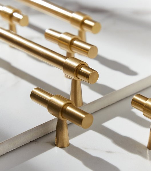 Silky gold brass cabinet bar handle/solid brass drawer pull/gold cabinet pull/Brass furniture hardware/classic door handle/kitchen hardware