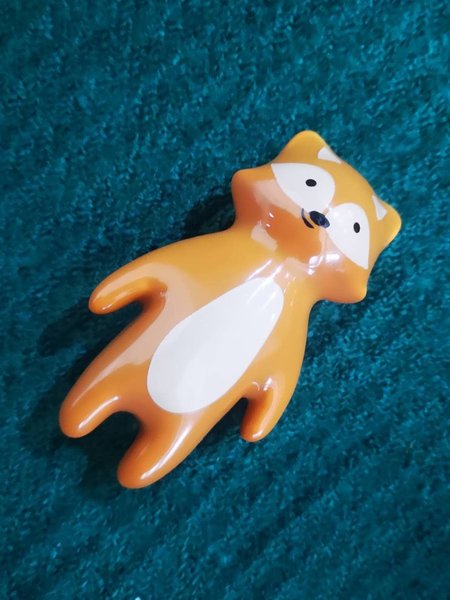 Sweet Fox drawer pull/Fox cabinet handle/kids furniture hardware/Fox door knob/door handles for nursery/childrens room decor/woodland decor
