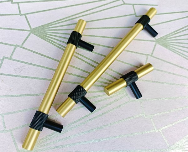 Gold and black textured brass cabinet bar handle/Brass drawer pull/gold and black cabinet pull/Brass furniture hardware/kitchen hardware