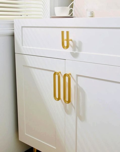 Wide gold brass retro pattern handle/large cabinet pull/big door handle/Wide gold drawer pull/kitchen furniture hardware/mid century modern