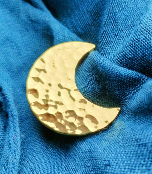 Shiny gold brass moon door handle/Hammered brass drawer knob/home improvement/cabinet pull/Moon door knob/Cabinet handle/Gold brass hardware