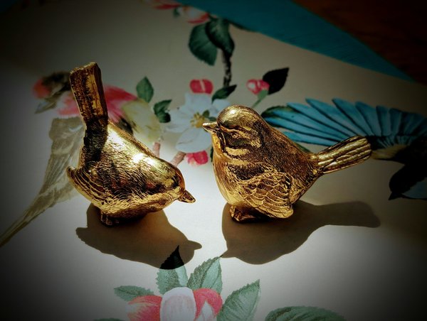 Large gold brass bird drawer handle/Gold brass sparrow cabinet pull/Gold chickadee door knob/nursery furniture hardware/Brass bird door knob